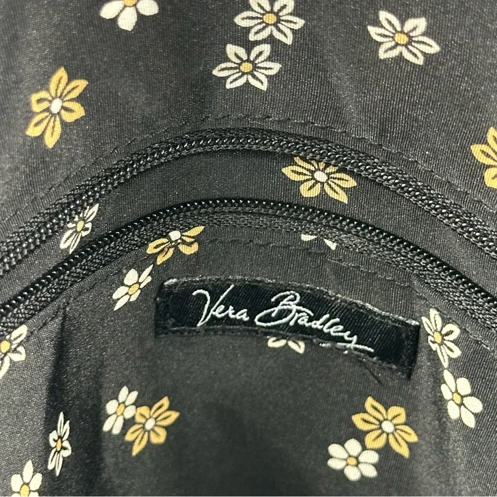 Vera Bradley Black Quilted Campus Back-pack Microfiber - Picture 6 of 14